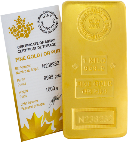 1 Kilo Gold Bar - 2016 Canada Sculptural Art Of Parliament - Grotesque (475x475), Png Download