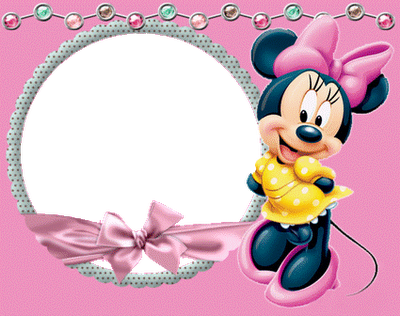 S - O - S Molduras - Molduras Minnie - Minnie Mouse Achtergrond (400x316), Png Download