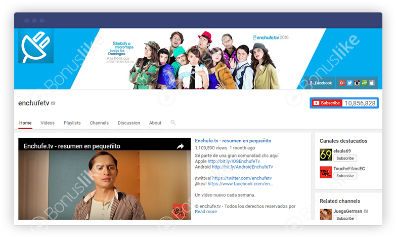 Free Youtube Subscribers - Youtube (782x485), Png Download