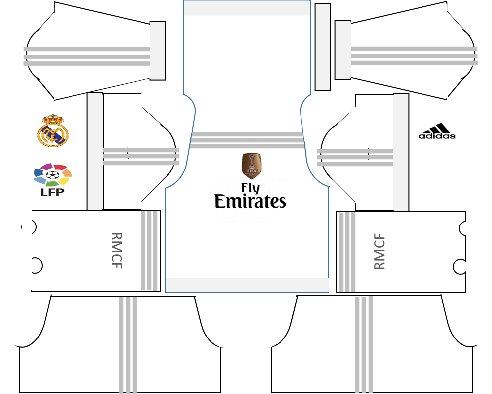 Real Madrid Jersey - Real Madrid Open Jersey (991x795), Png Download