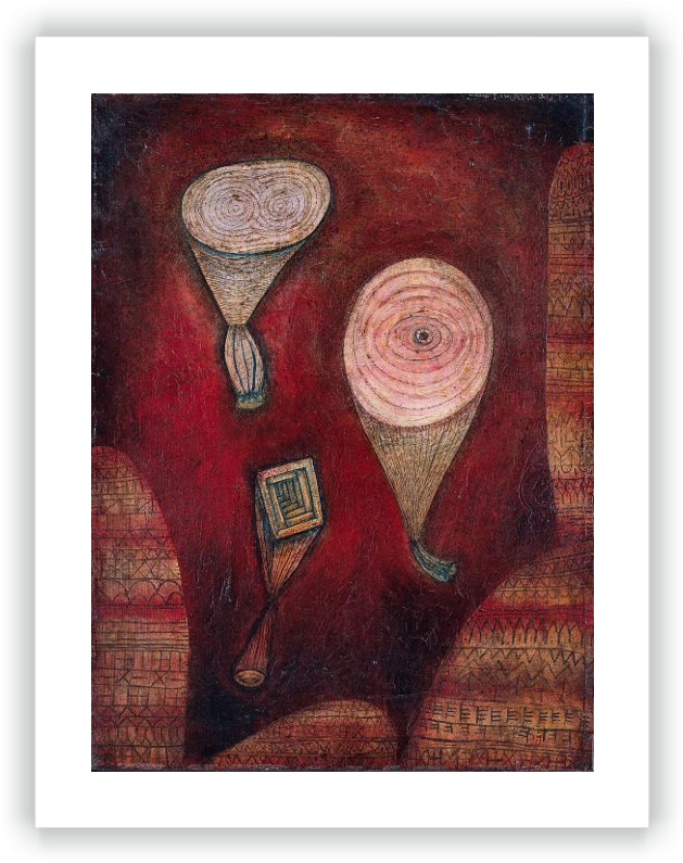 Publications And Related Products - Giclee Painting: Klee's Omega 5, 61x46in. (638x800), Png Download