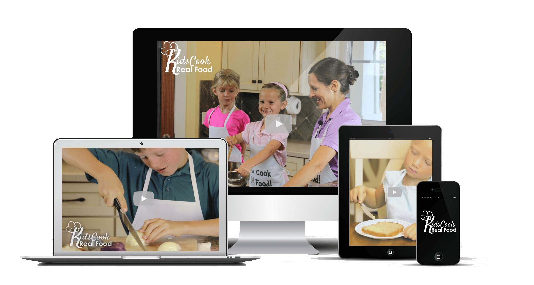 Kids Cook Real Food Ecourse Cooking Class For Kids - Cooking (2147x1145), Png Download