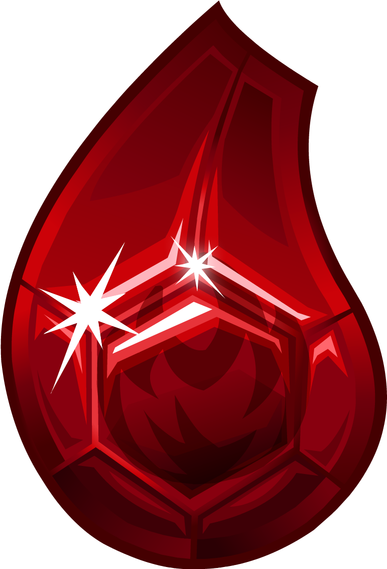Fire Gem Clear - Club Penguin Card Jitsu Nieve (810x1171), Png Download