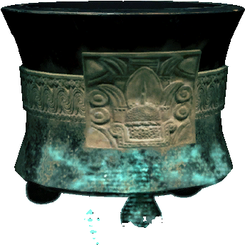 Tripod Vessel With Date Glyph - Lampshade (662x662), Png Download