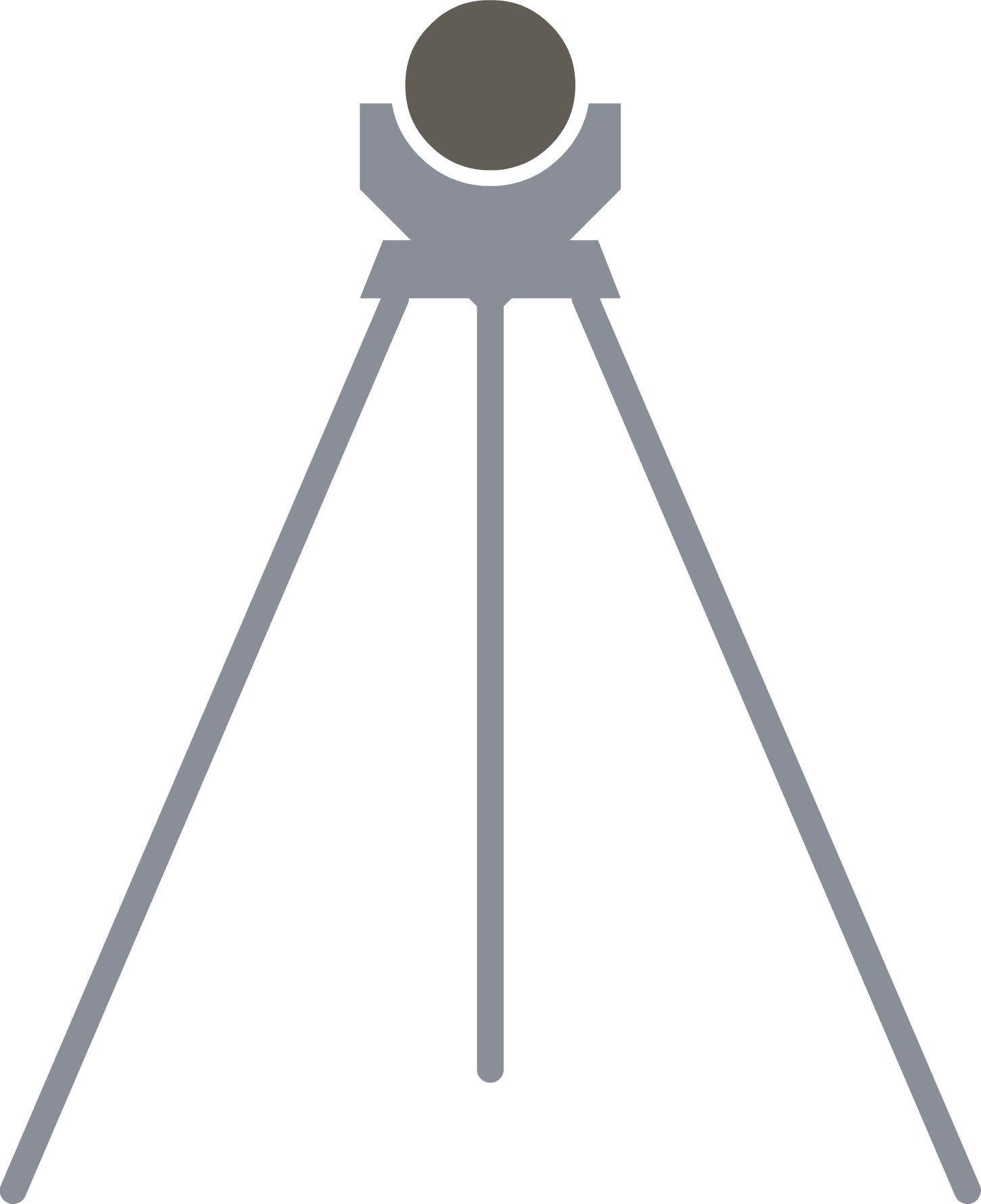 Tripod - Cameras & Optics (1451x1779), Png Download