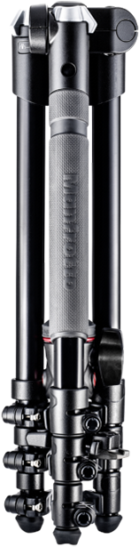 Manfrotto Befree Mkbfra4-bh Folded - Manfrotto Befree Tripod (mkbfra4-bh) (640x640), Png Download