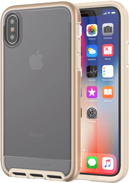 Front And Back - Rose Gold Tech 21 Case Iphone X (300x400), Png Download