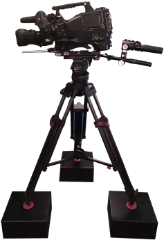 Activated Carbon Camera Isolation Stands Acoustic Fields - Video Camera With Stand Png (400x400), Png Download