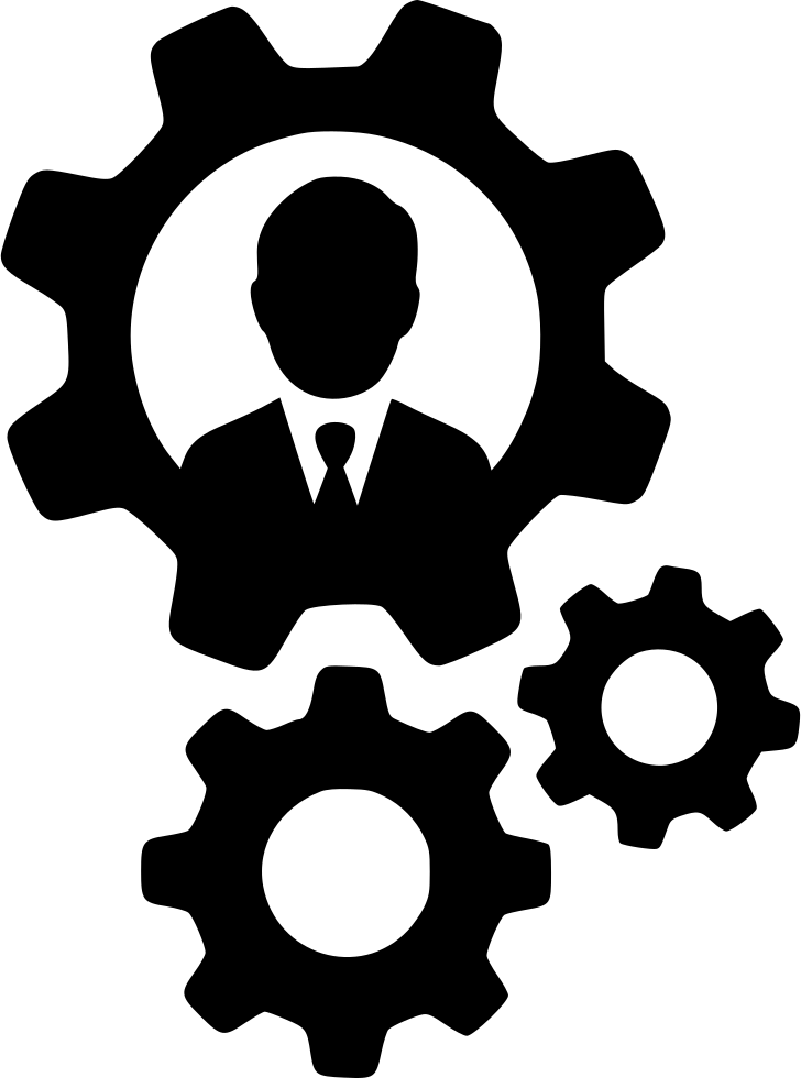 Gears Support Cogs Man Profilesettings Comments - Participation Request (728x980), Png Download