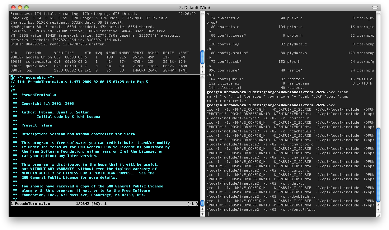 You Can Slice Vertically And Horizontally And Create - Iterm2 Mac (1275x765), Png Download