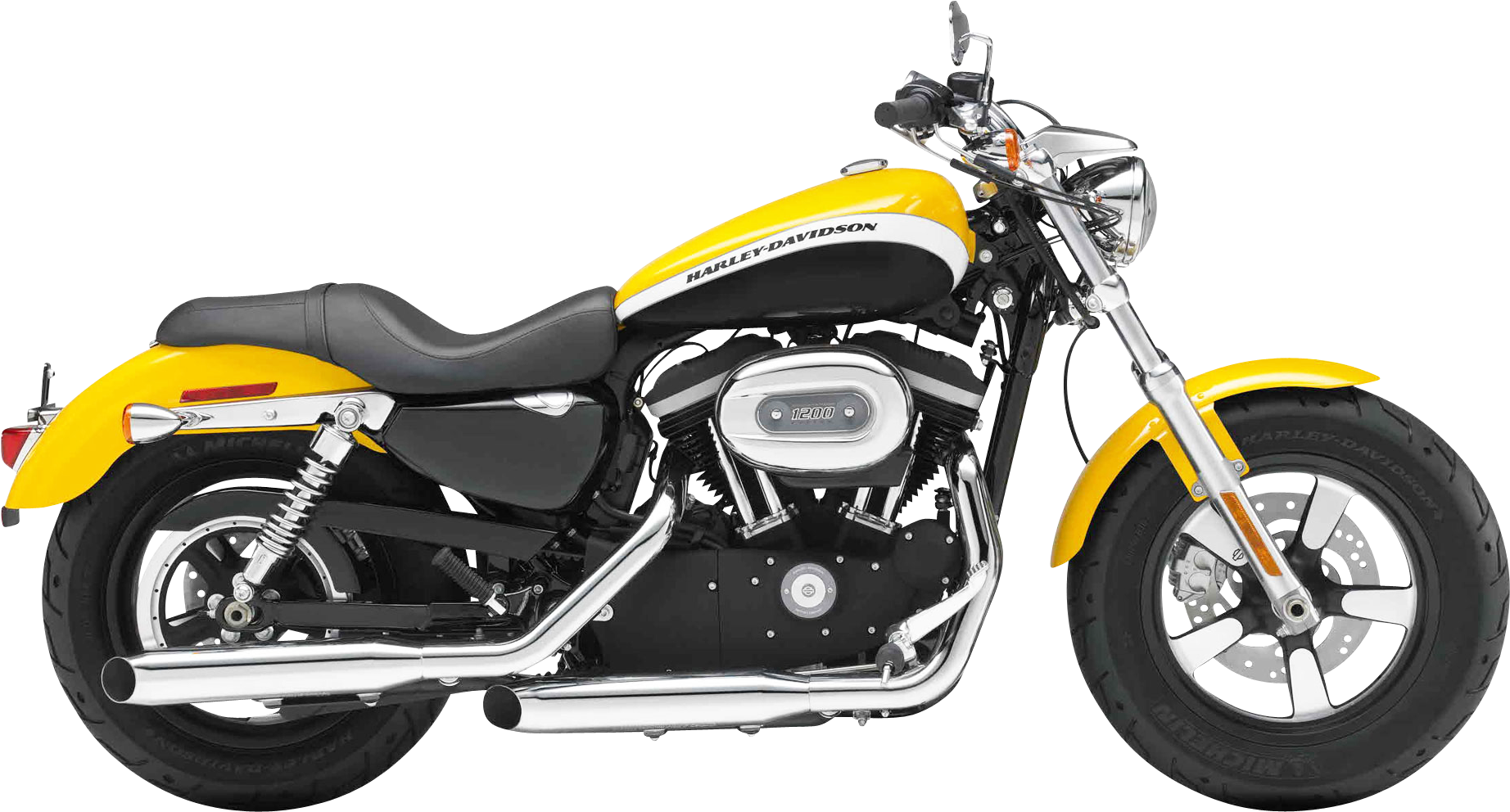 Harley Davidson 1200 Sportster Motorcycle Bike Png (1914x1081), Png Download