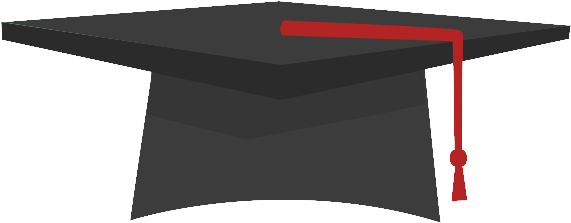 Cap Icon Motion Graphic - Graduation Cap Png Flat (800x800), Png Download