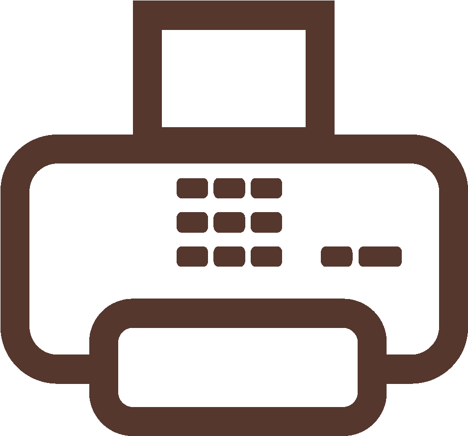 321-9931 - Telephone Fax Email Icons (990x897), Png Download