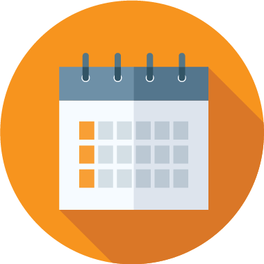 Schedule For Registration - Scheduling Icon (380x380), Png Download