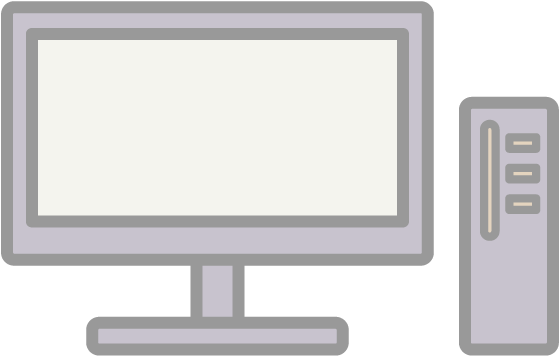 Pc - Pc - Icon - Free Material - Software (640x640), Png Download