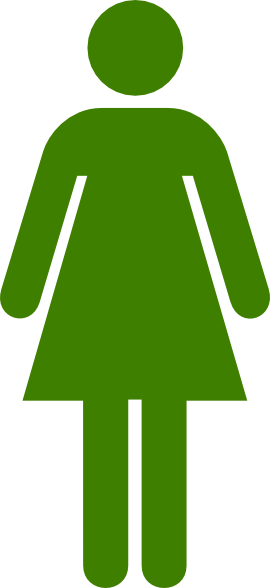How To Set Use Green Woman Icon Png (270x588), Png Download