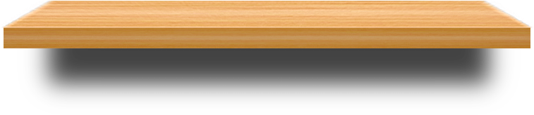 Books On Shelf Png For Kids - Shelf Png (756x194), Png Download