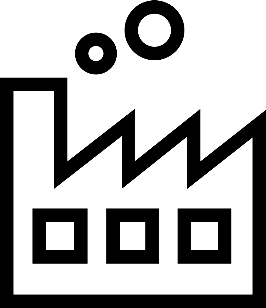 Factory Parity Comments - Production Icon White Png (848x981), Png Download