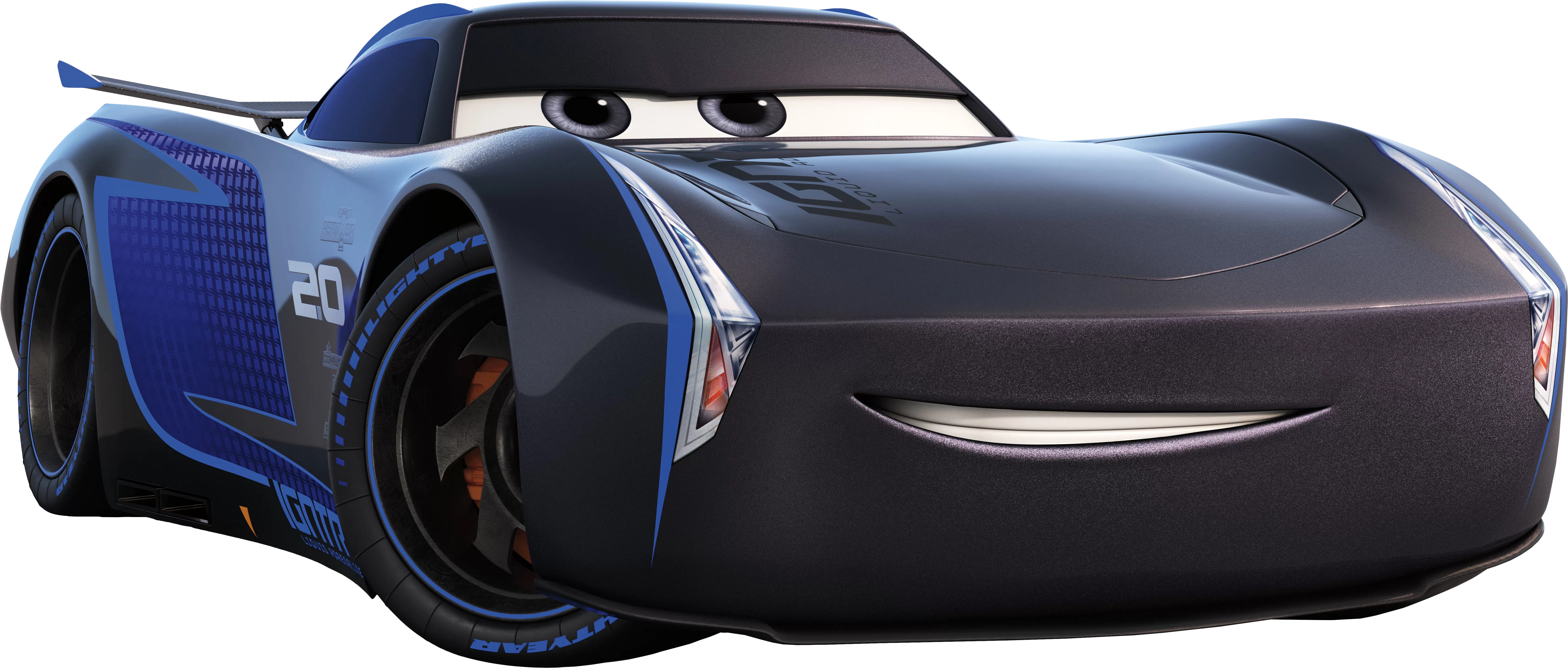 Cars 3 Jаckson Storm Transparent Image - Cars 3 Jackson Storm (7431x3523), Png Download