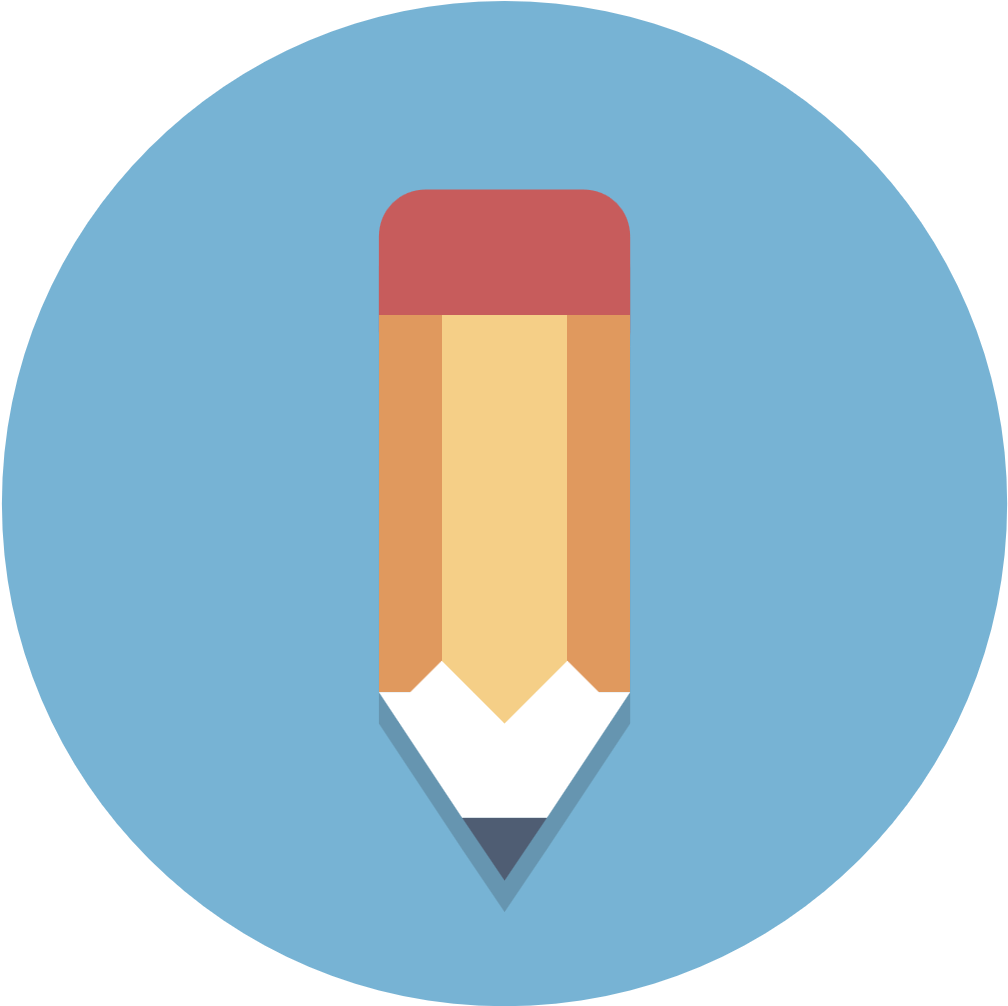 Circle Icons Pencil - Graphic Design (2021x1005), Png Download