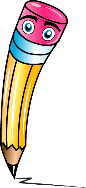 Fun Pencil Cliparts - Pencil Clipart Png (285x624), Png Download
