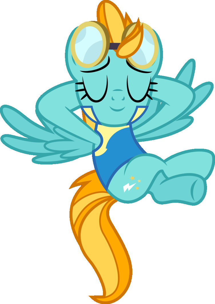 Fanmade Lightning Dust Vector - Rainbow Dash Lightning Dust (752x1063), Png Download