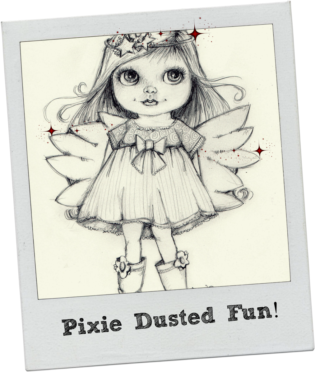 Pixie Dust And Magic - Coloring Book (1021x1200), Png Download