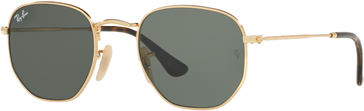 Gafas De Sol Ray-ban Hexagonal Rb 3548n - Ray Ban Rb3548n 001 (1000x550), Png Download