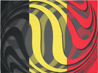 The Flag Of Belgium Cotton Linen Wall Tapestry - Belgium (500x500), Png Download