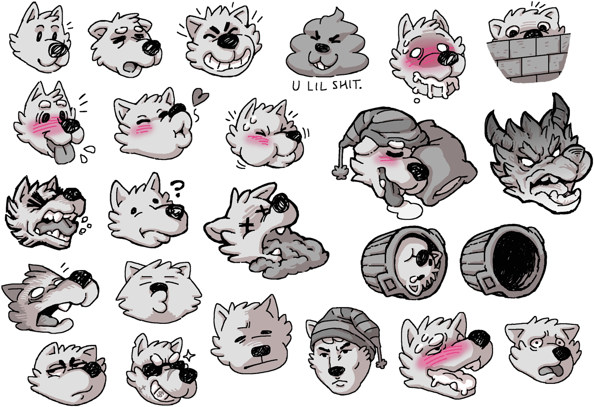 Coal Telegram Sticker Pack - Sticker Pack Download Png (1235x856), Png Download