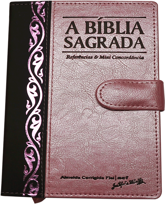 Bíblia Sagrada Almeida Corrigida Fiel Grande Chocolate - Biblia Sagrada Almeida (595x700), Png Download