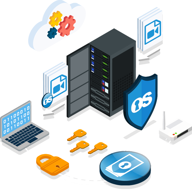 You Can Setup Keyos™ Multipack™ Server Wherever You - Computer Servers Network Png (627x621), Png Download