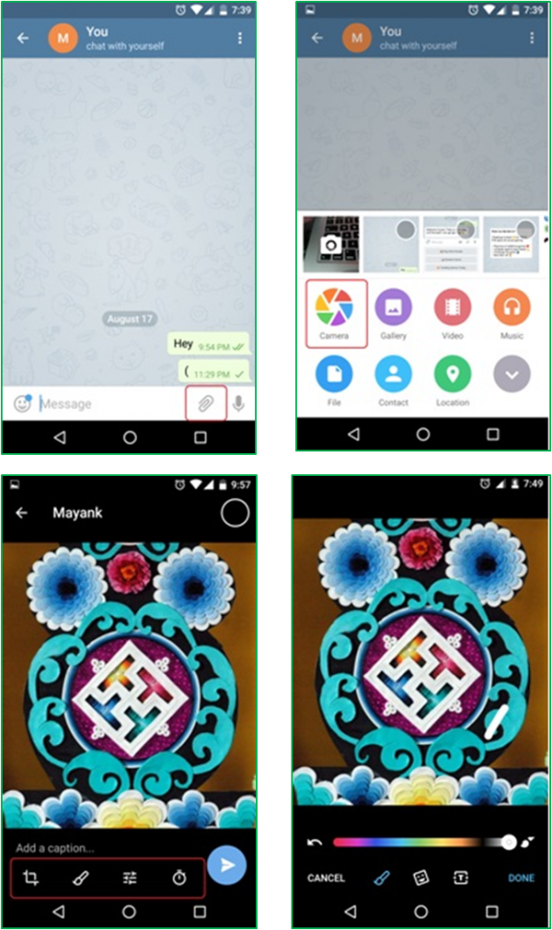Telegram Messenger - Telegram (608x1024), Png Download