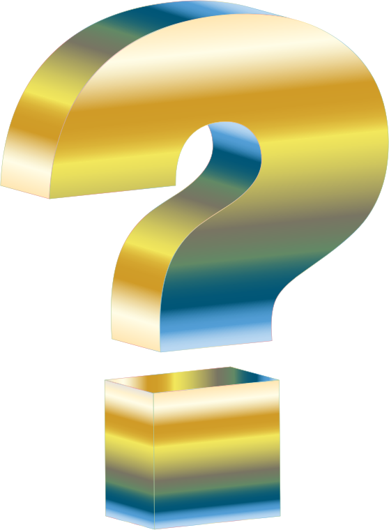 Medium Image - 3d Question Mark Transparent (558x760), Png Download