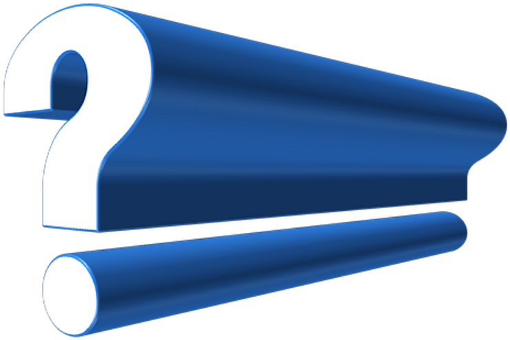 Ftestickers Symbols Punctuation Questionmark 3d - Question (1024x1024), Png Download