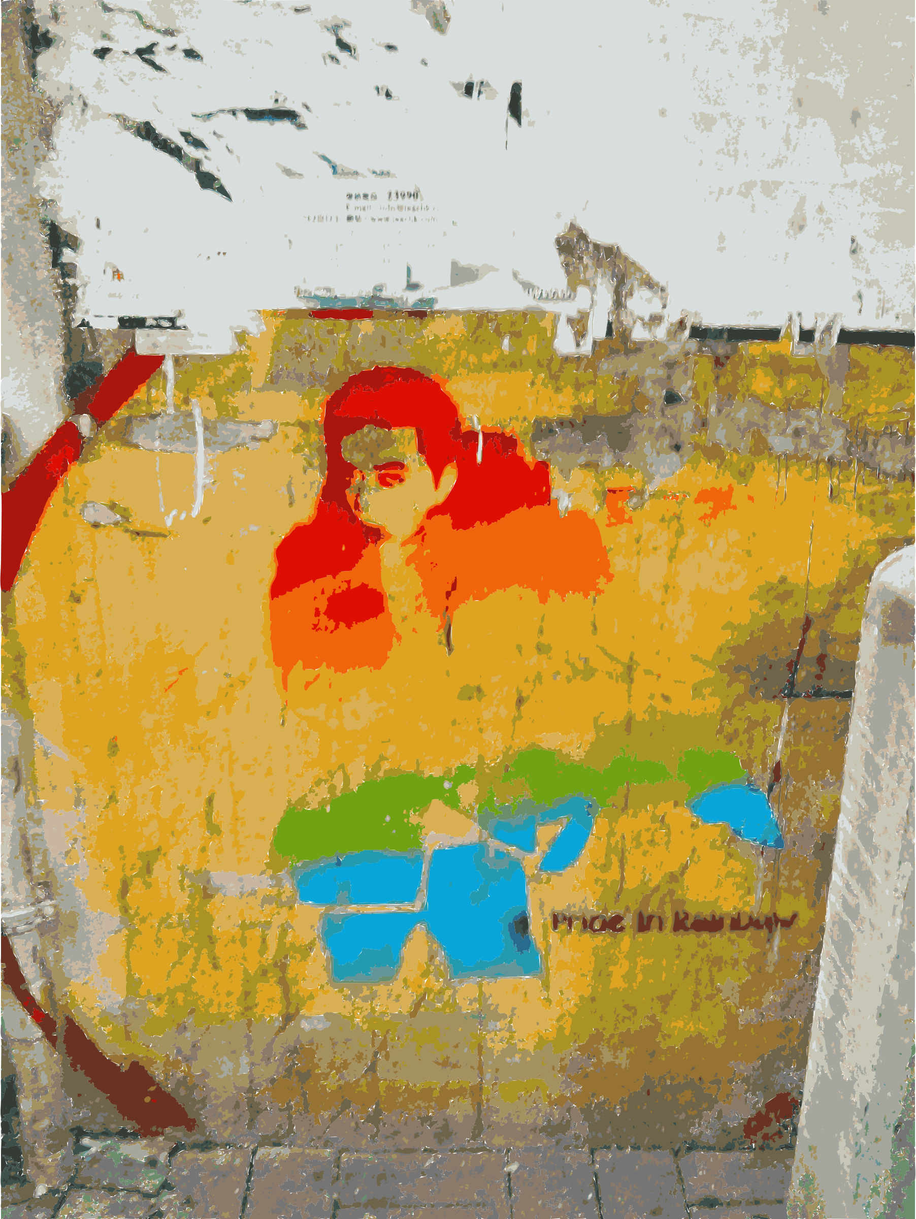 Painting Clipart Painting Windows Metafile Clip Art - Street Art (900x1197), Png Download