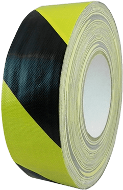 Cdt Hs Hazard Striped Duct Tape - Belt (400x400), Png Download
