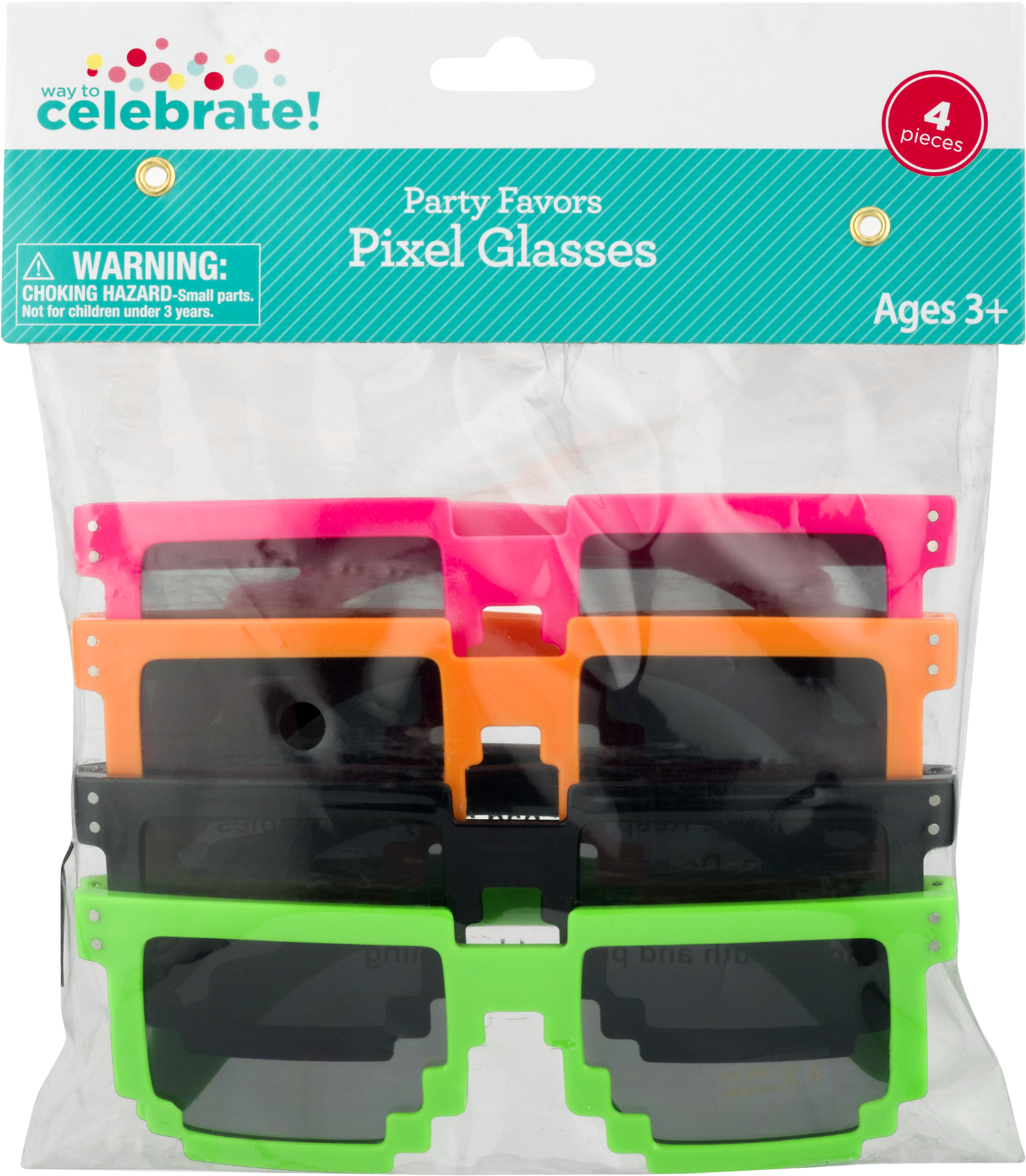 Pixel Glasses Png (1800x1800), Png Download