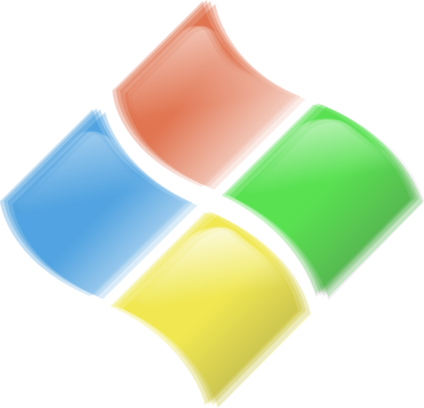 How To Set Use Windows Twisted Blurred Icon Png (600x577), Png Download