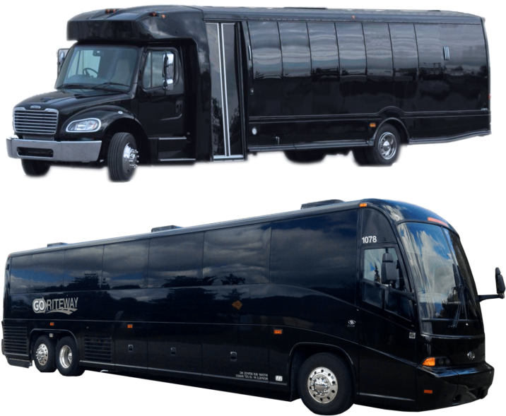 Limo Coach - Bus (768x661), Png Download