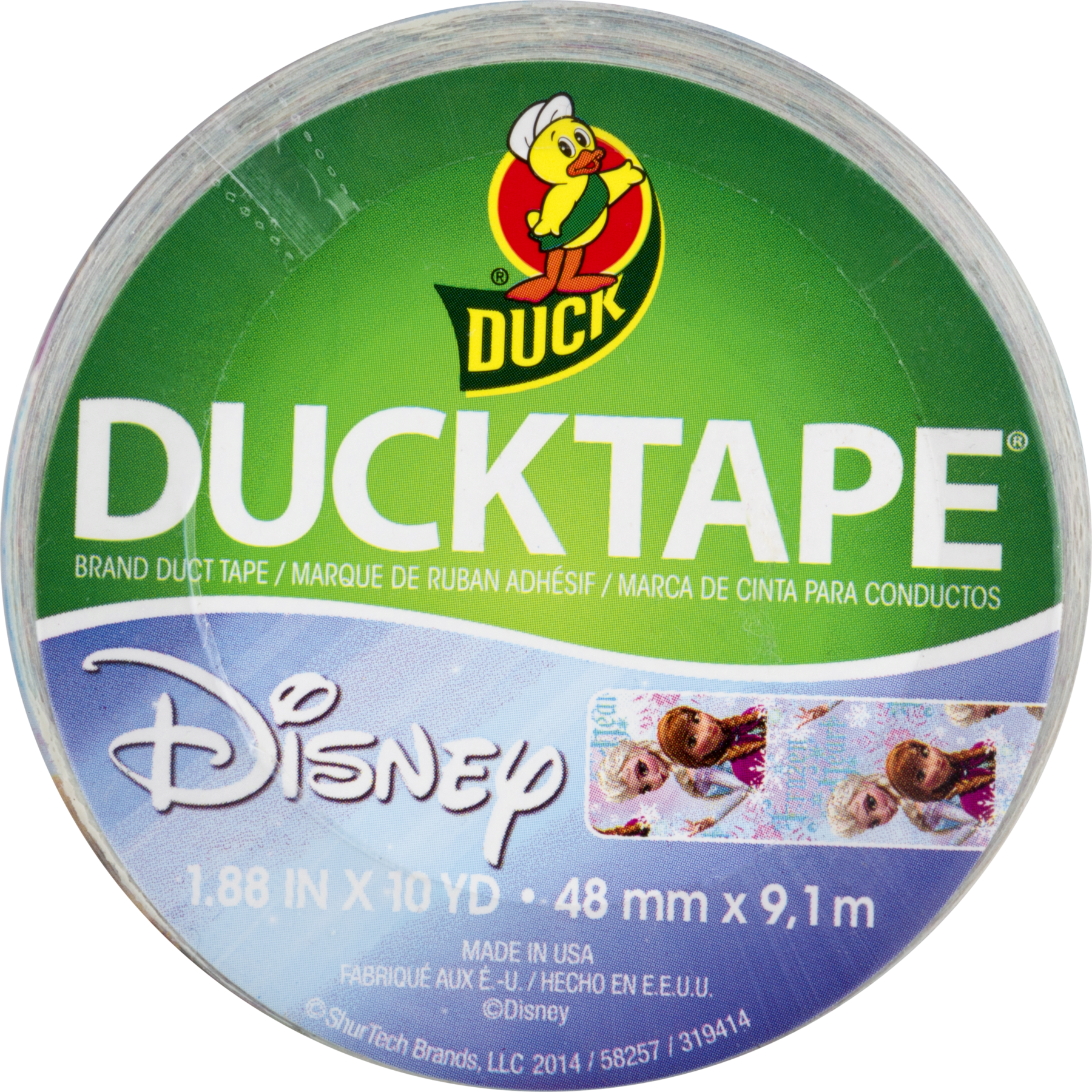 Duck Brand 283420 Disney-licensed Frozen Featuring - Duct Tape (1800x1800), Png Download