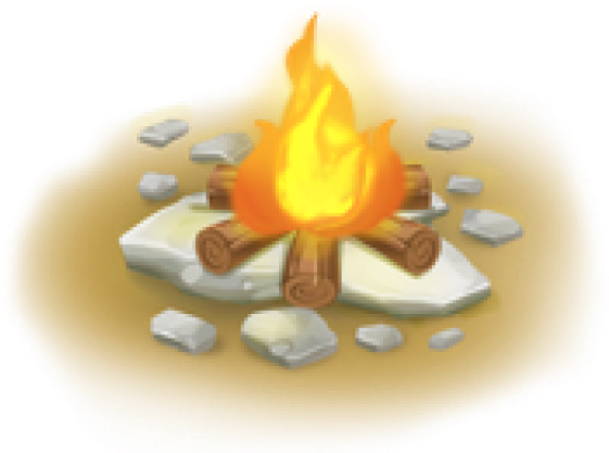 Transparent Background Campfire Clipart (640x480), Png Download