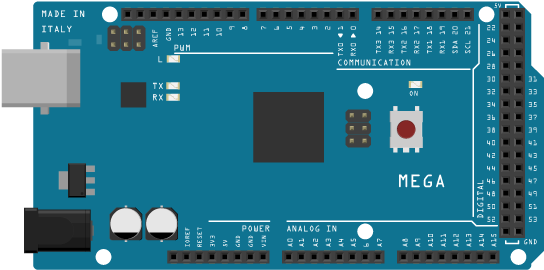 Bustedtheory - Servo Motor Arduino Mega (569x281), Png Download