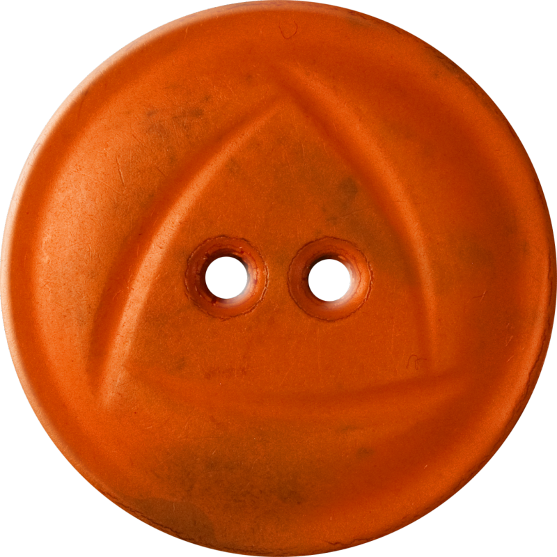 Button With Rounded Triangle Design, Orange - Circle (800x800), Png Download