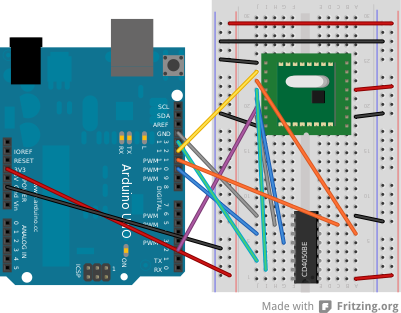 Arduino With Si4432 -2 - Si4432 Arduino Uno (401x313), Png Download