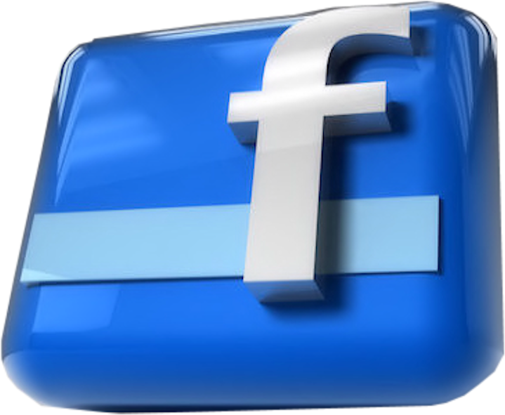 ) - Facebook Logo Png 3d (400x329), Png Download