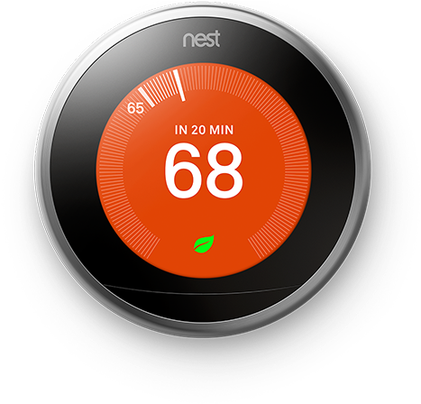 Smart Thermostat Installation (510x448), Png Download