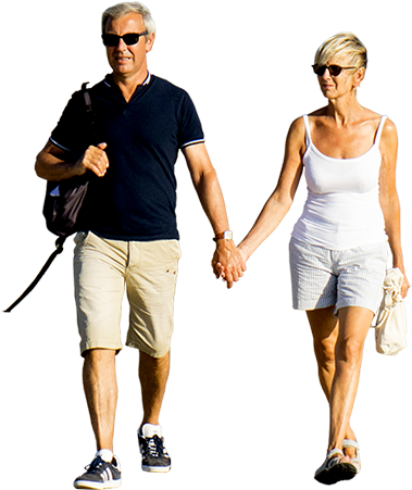 A Couple On Vacation Someplace Warm And Tropical, Wearing - Pinterest (450x450), Png Download