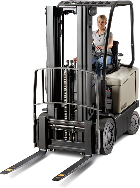 Download Operator Navigating On Sit Down Counterbalance Forklift Forklift Crown Price Png Image With No Background Pngkey Com