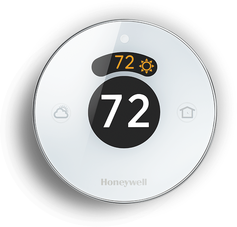Smart 30 Thermostat Plan - Honeywell Lyric Round Thermostat (774x743), Png Download